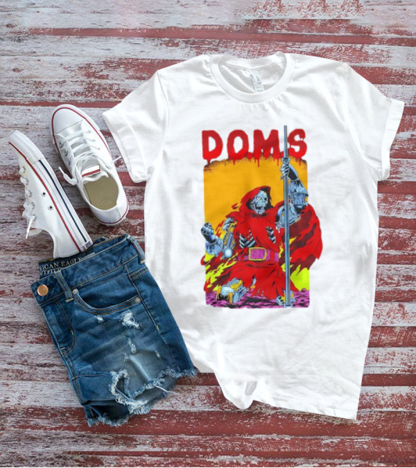 DOMS Warrior Skeleton Metal Armor Staff T-Shirt