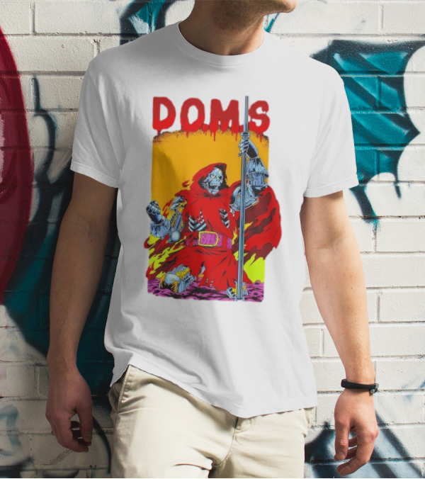 DOMS Warrior Skeleton Metal Armor Staff T-Shirt