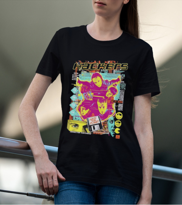 Hackers Acid Burn Connection Terminated Hack The Planet T-Shirt