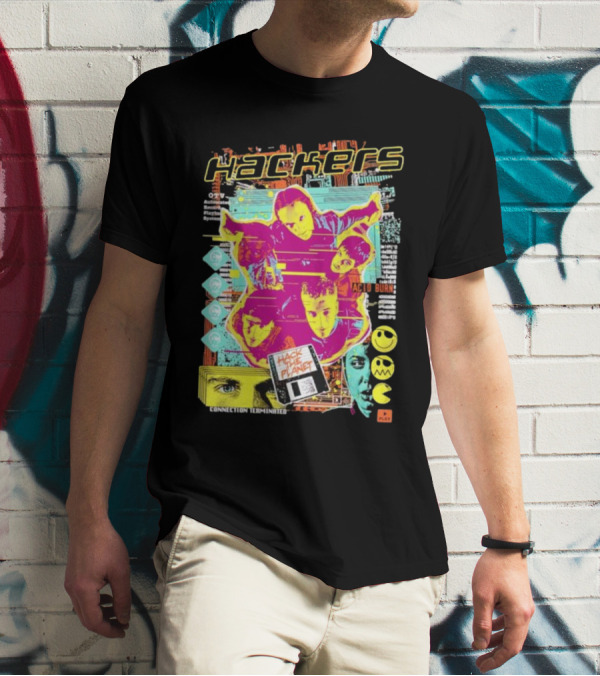 Hackers Acid Burn Connection Terminated Hack The Planet T-Shirt