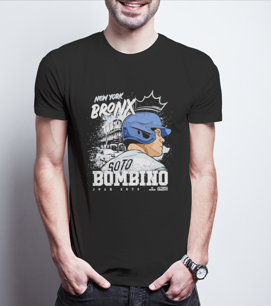 New York Bronx Soto Bombino Juan Soto Clutch Animated T-Shirt