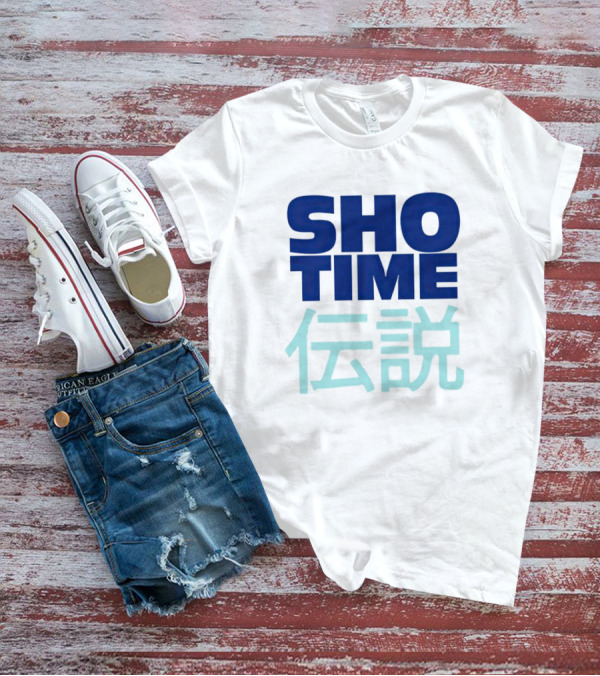 SHO TIME Shohei Ohtani Japanese 伝説 T-Shirt