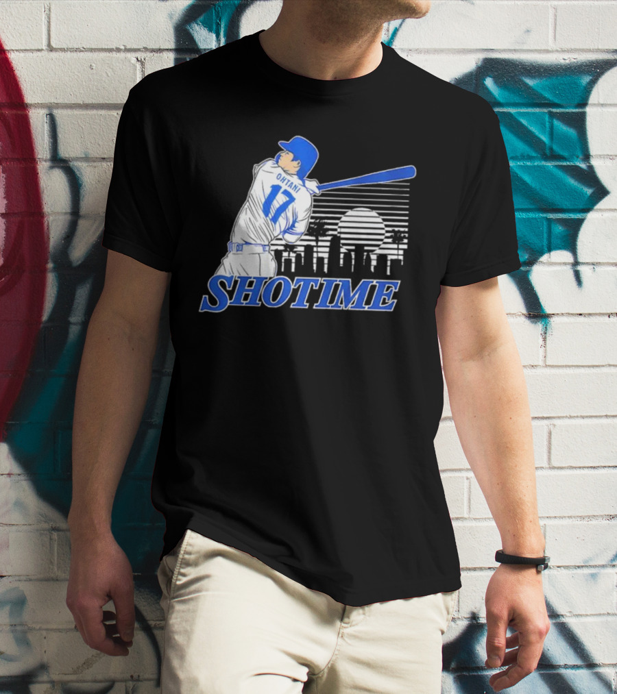 Shohei Ohtani Shotime Skyline Baseball Los Angeles Dodgers T-Shirt