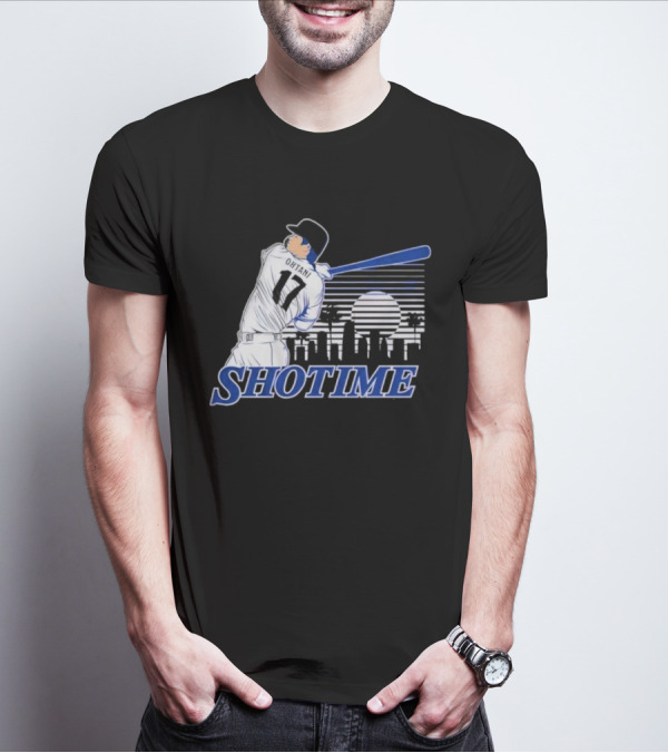 SHOHEI OHTANI SHOTIME 17 Skyline Batter T-Shirt