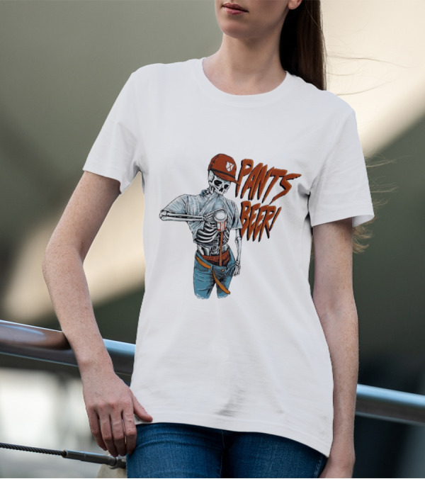Skeleton Pants Beer T-Shirt