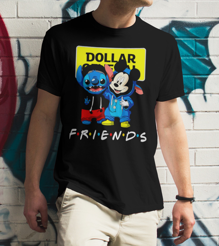 Stitch Mickey Friends Dollar General T-Shirt