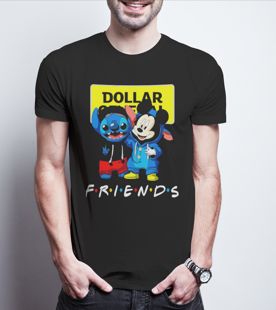 Stitch Mickey Friends Dollar General T-Shirt