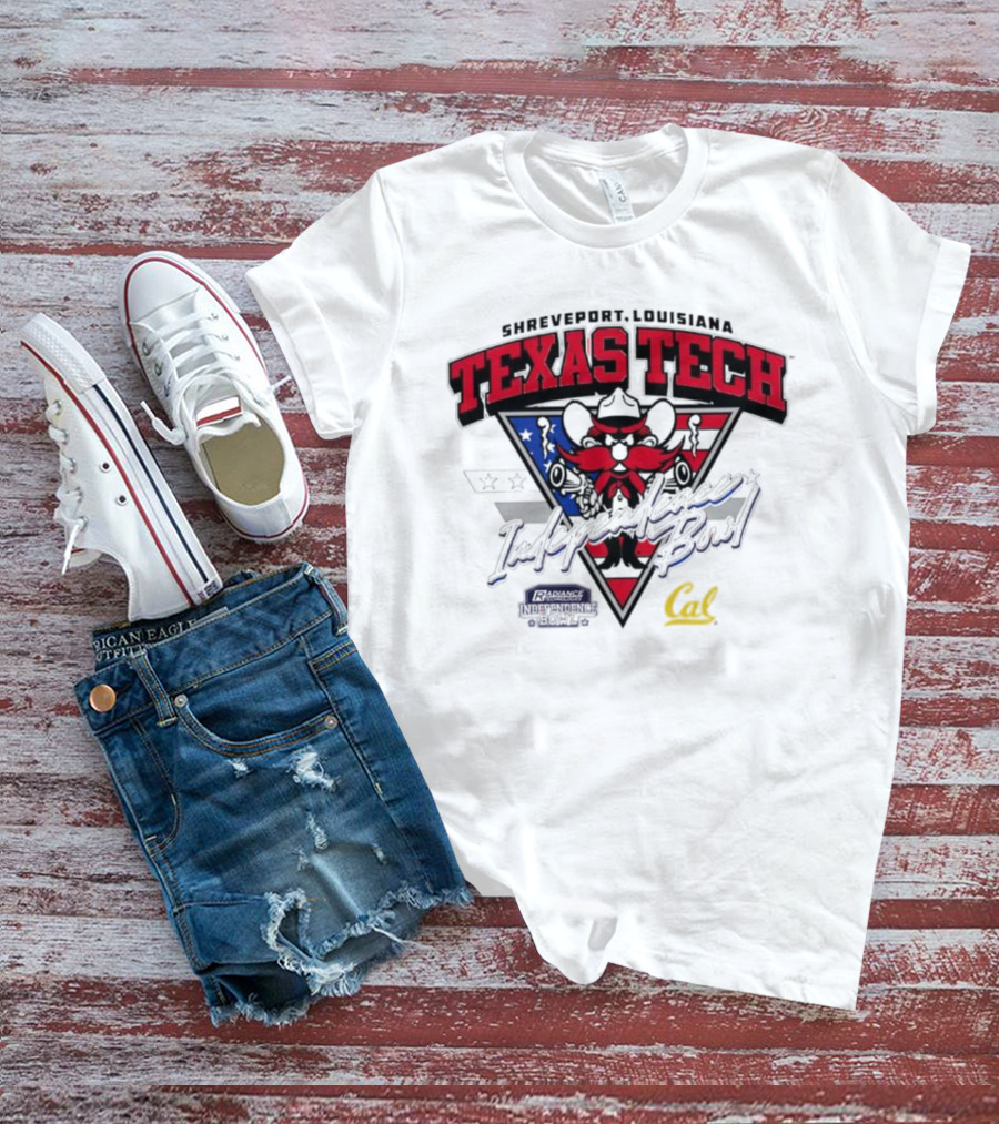 Texas Tech Shreveport Louisiana Red Raider American Script Cal T-Shirt