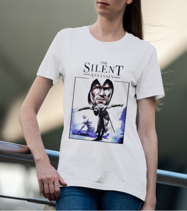 The Silent Assassin Hooded Warrior Embrace T-Shirt
