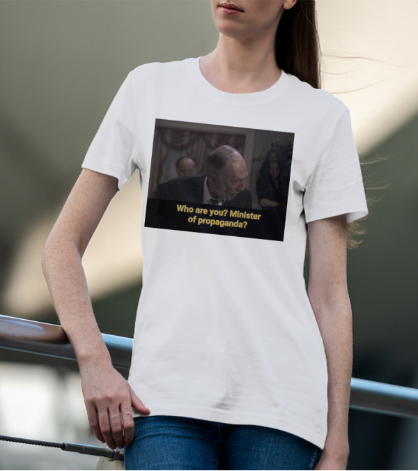 The Soprano Who Are You? Minister Of Propaganda? Onceover Scene T-Shirt