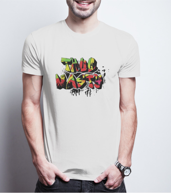 Bryce Mitchell Thug Nasty Bold Graffiti T-Shirt