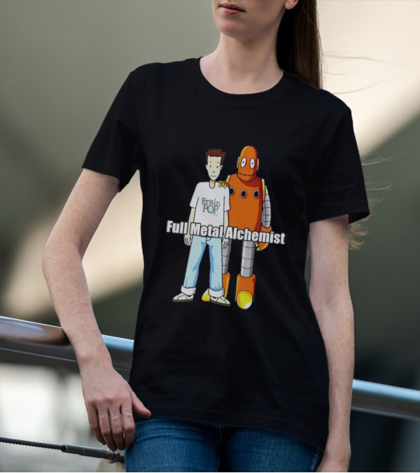 BrainPOP Fullmetal Alchemist Brotherhood Crossover Featuring Tim And Moby T-Shirt