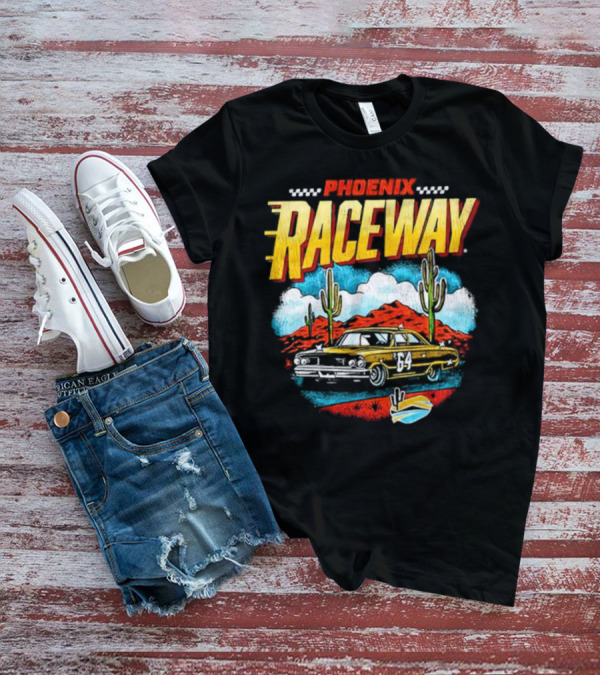 Phoenix Raceway Vintage Car Desert Scene Number 64 T-Shirt