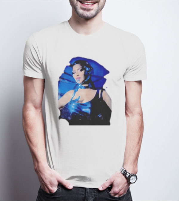 Robo Beyonce Futuristic Cyborg Aesthetic T-Shirt