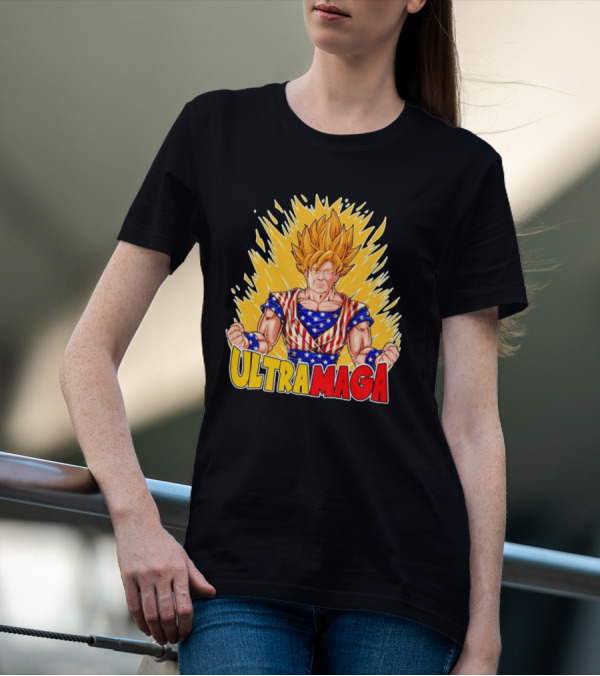 ULTRA MAGA Trump Dragon Ball Z Saiyan Super Power T-Shirt