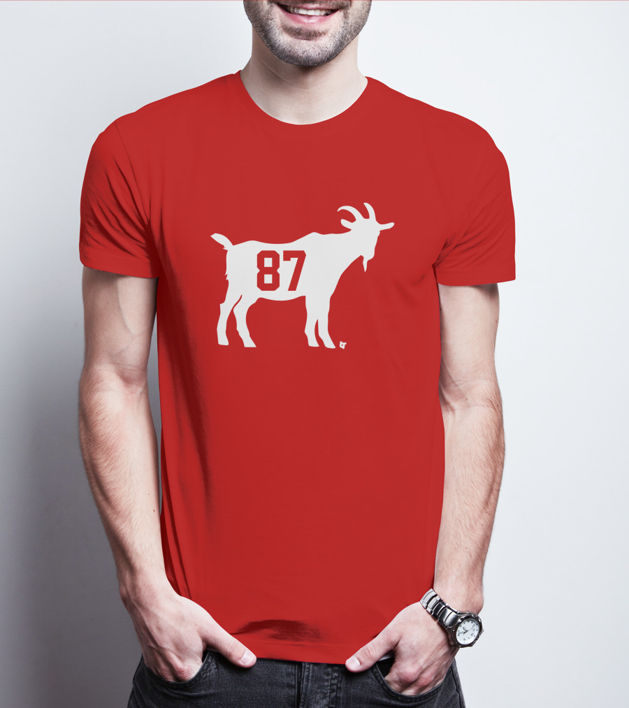 Travis Kelce GOAT 87 Football Legend T-Shirt