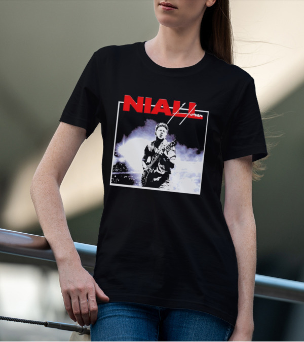 Niall Horan Live Performance Black And White Concert Scene T-Shirt