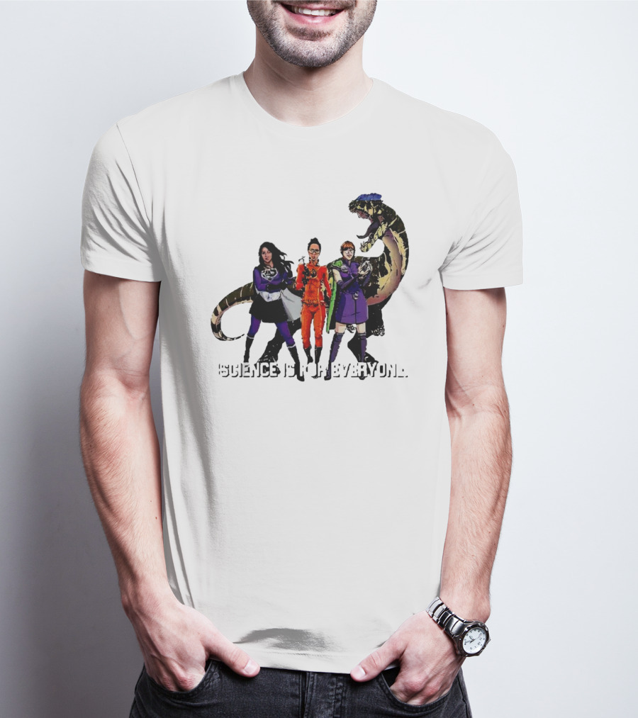 Science Is For Everyone With Diverse Female Scientists And Dinosaur T-Shirt