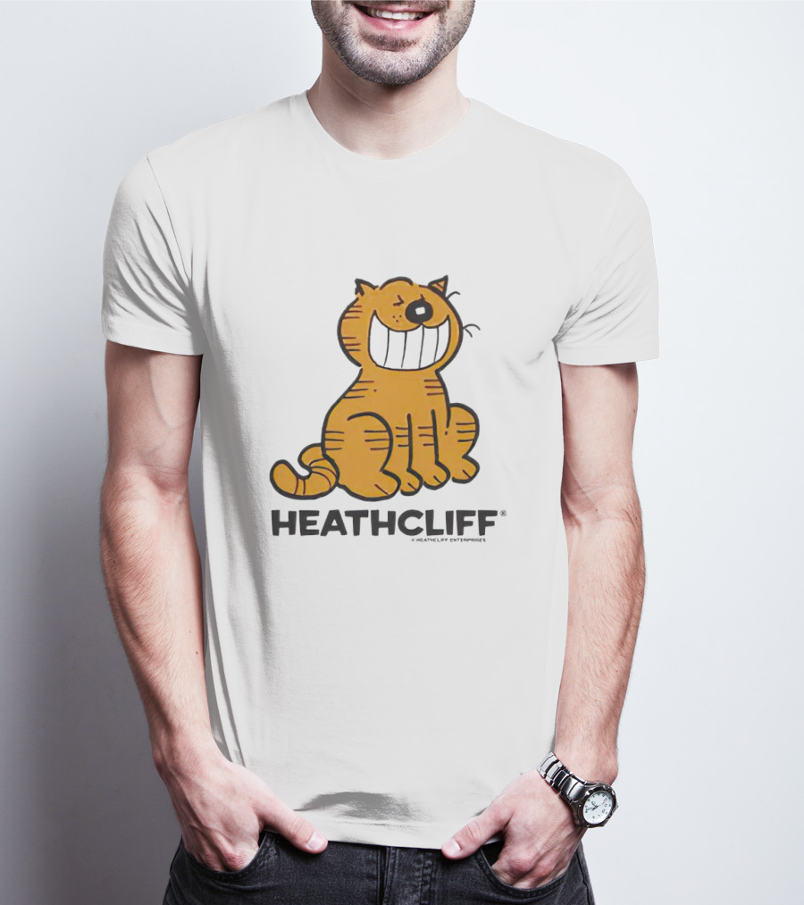 Heathcliff Cartoon Character Grinning T-Shirt
