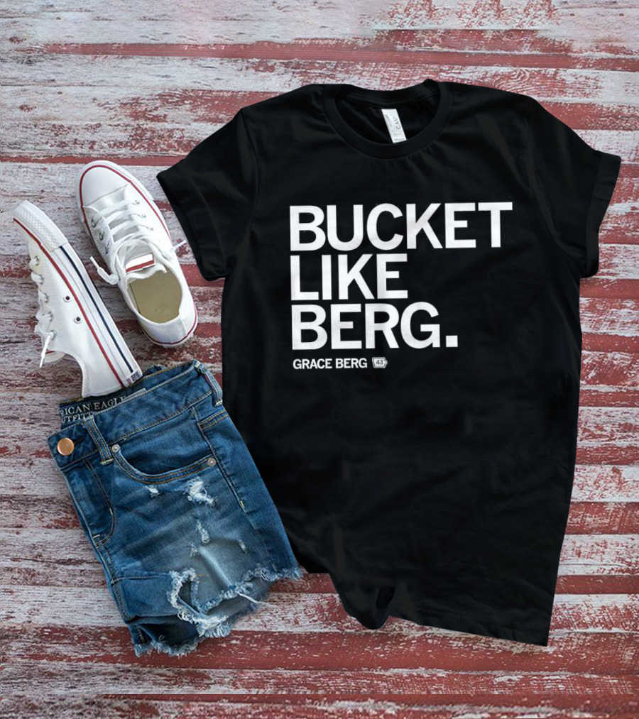 Bucket Like Berg Grace Berg Drake Bulldogs 43 T-Shirt