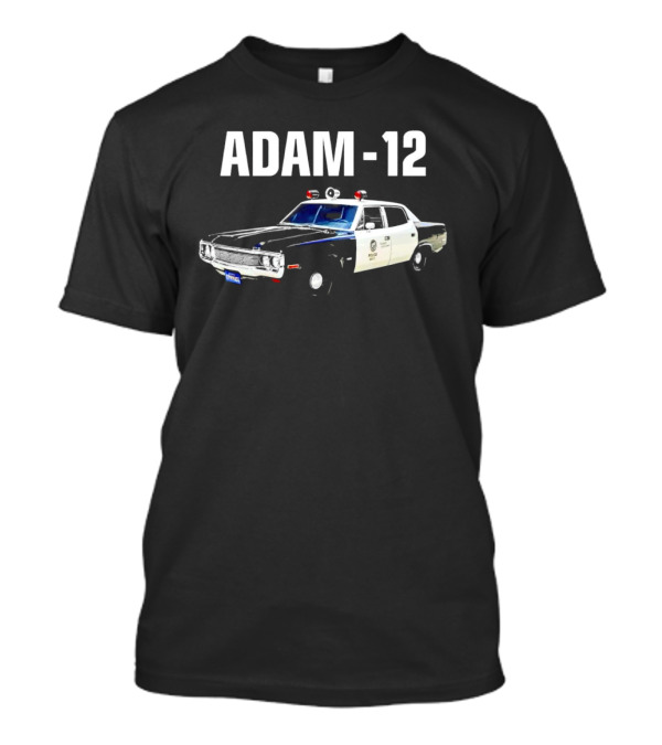 Adam-12 Police Car Vintage Series Classic TV Patrol Vehicle T-Shirt