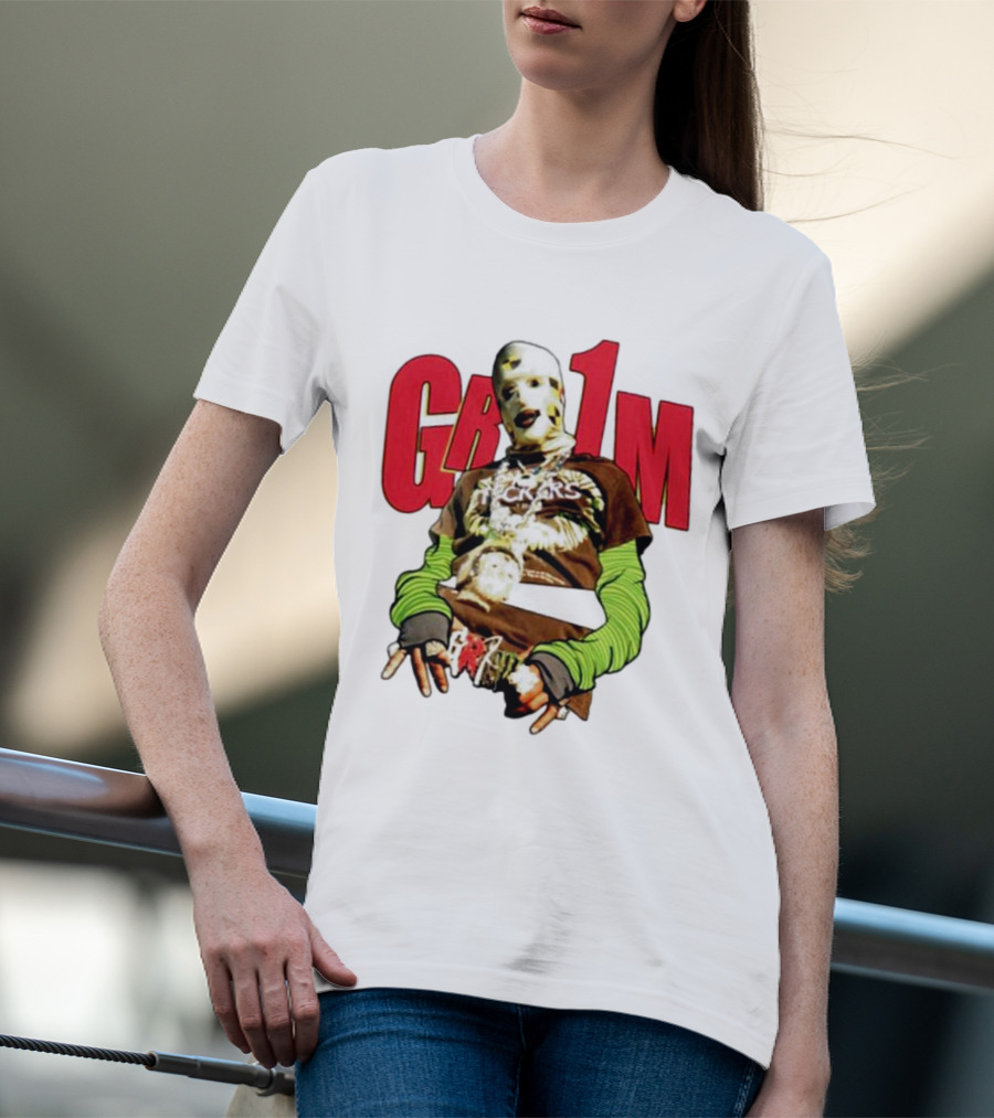 AWGE Grim Effigy With Masks And Layered Clothing T-Shirt