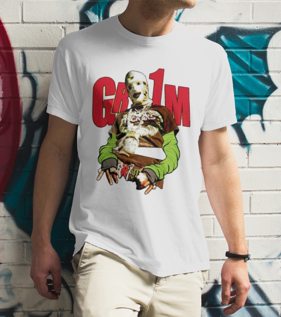AWGE Grim Effigy With Masks And Layered Clothing T-Shirt