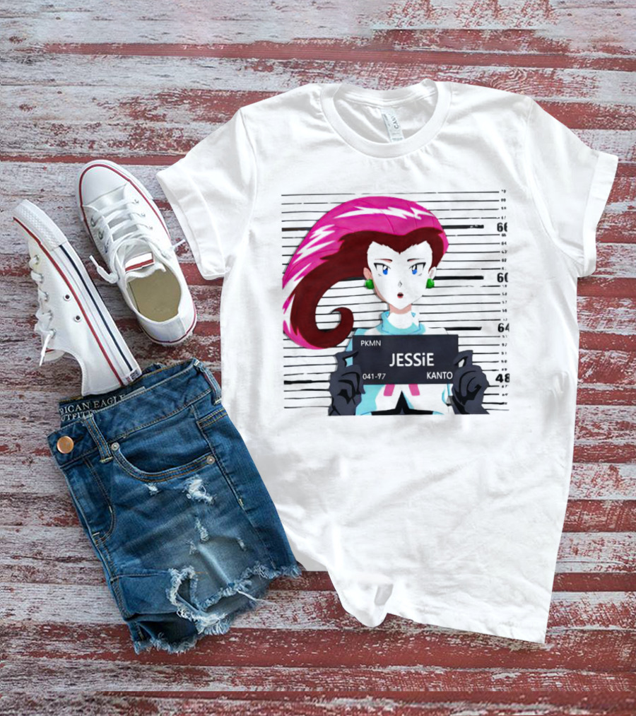 Pokemon Jessie Mugshot T-Shirt