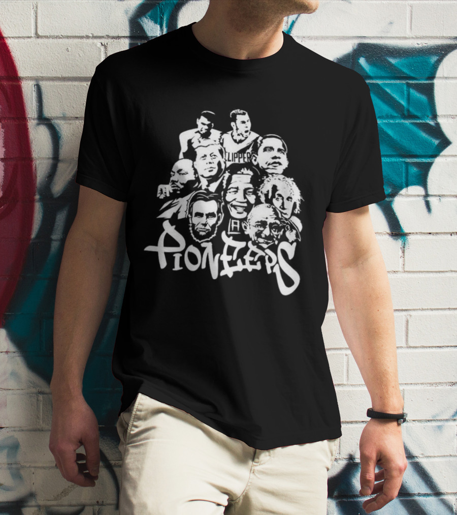 Pioneers Clippers Historical Figures And Symbols T-Shirt