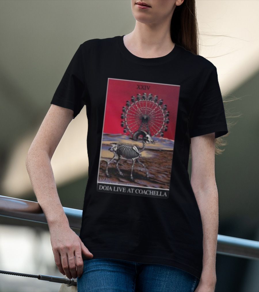 XXIV Doja Live At Coachella Tarot Card T-Shirt
