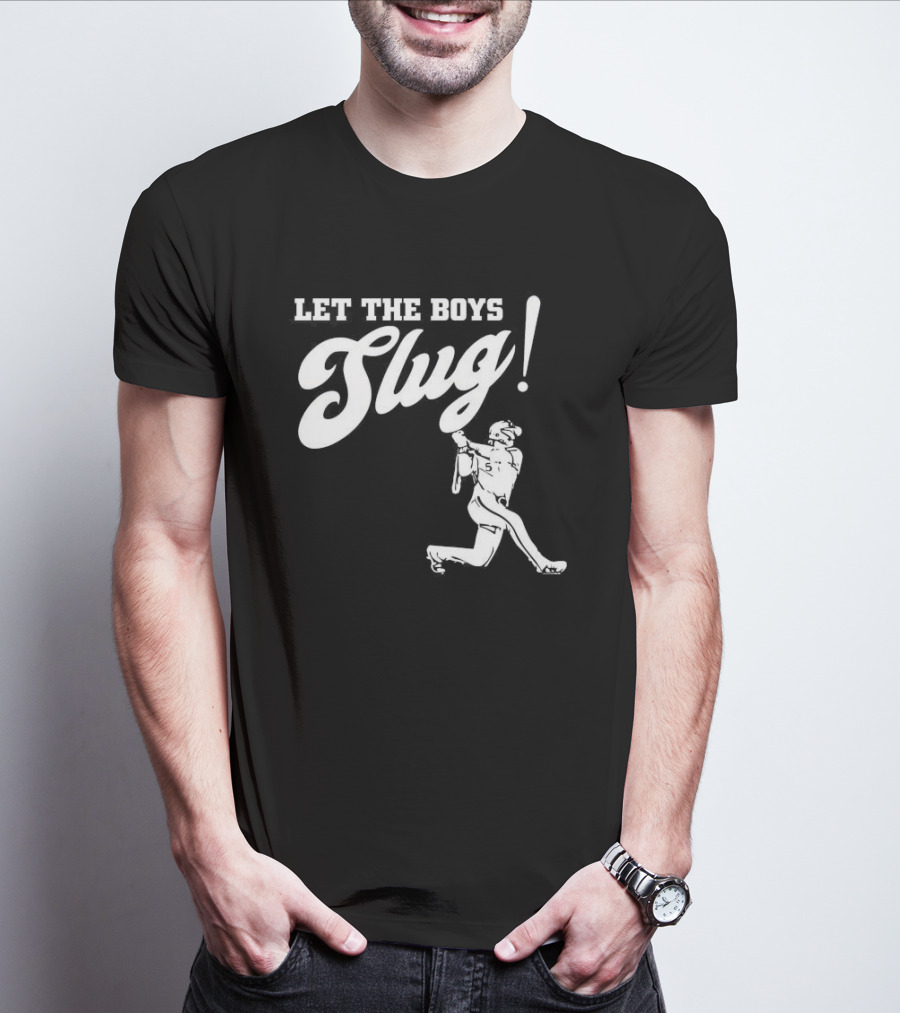 Let The Boys Slug Vintage Baseball Philly Spirit T-Shirt