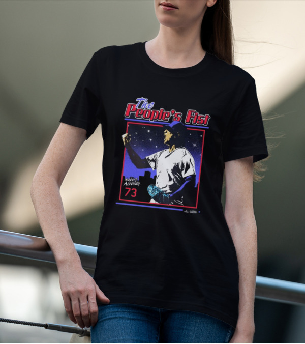 The People's Fist Adbert Alzolay 73 Baseball Hero T-Shirt