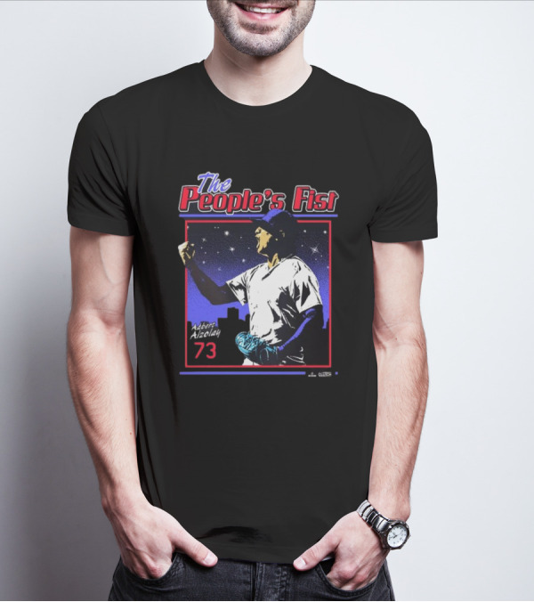 The People's Fist Adbert Alzolay 73 Baseball Hero T-Shirt