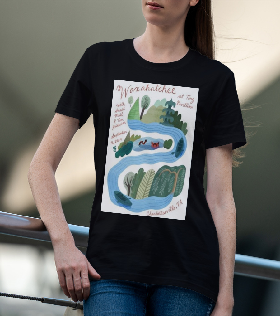 Waxahatchee At Ting Pavilion With Snail Mail And MJ Lenderman Charlottesville VA September 8 T-Shirt
