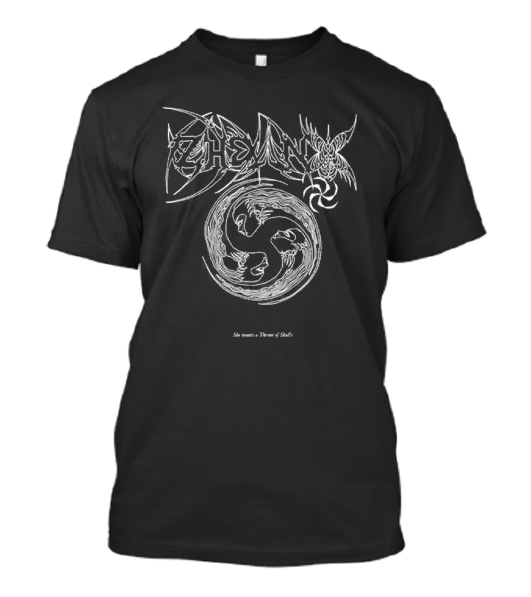 Zheani She Wants A Throne Of Skulls Circular T-Shirt