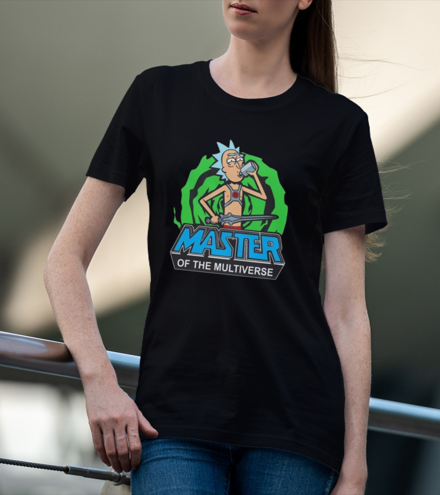 Rick And Morty Master Of The Multiverse Drinking Sword Portal Adventure T-Shirt