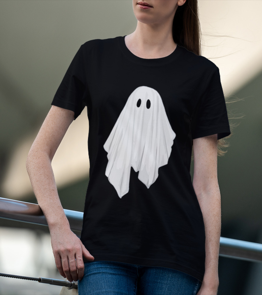 Adam Berry Glow-In-The-Dark Ghost White Sheet Specter T-Shirt