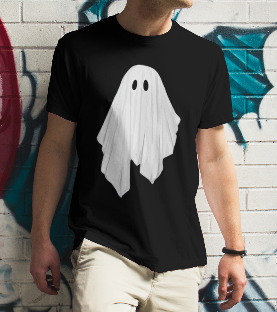 Adam Berry Glow-In-The-Dark Ghost White Sheet Specter T-Shirt