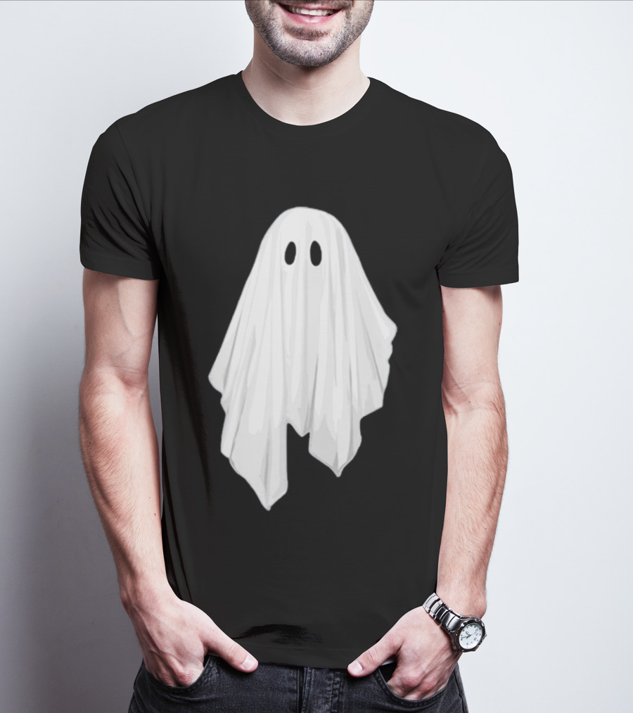 Adam Berry Glow-In-The-Dark Ghost White Sheet Specter T-Shirt