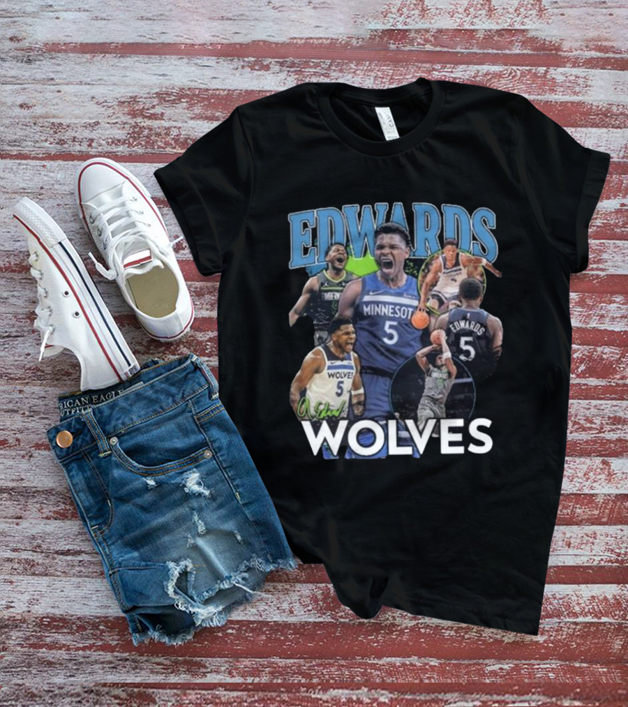 Minnesota Timberwolves Anthony Edwards Edwards Wolves 5 T-Shirt
