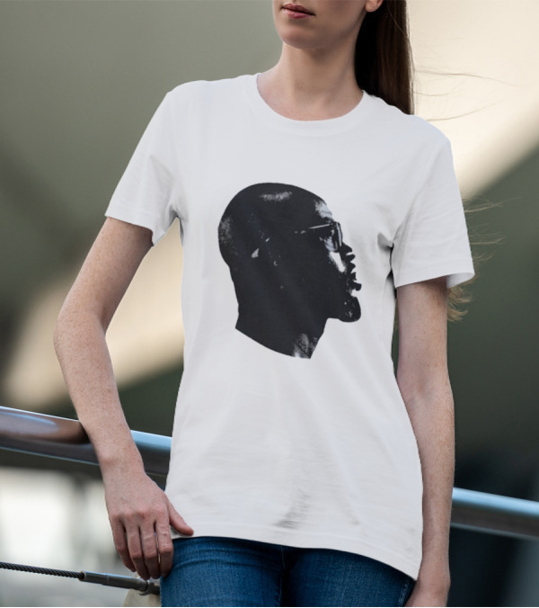 Black Coffee Black On Silhouette Profile T-Shirt