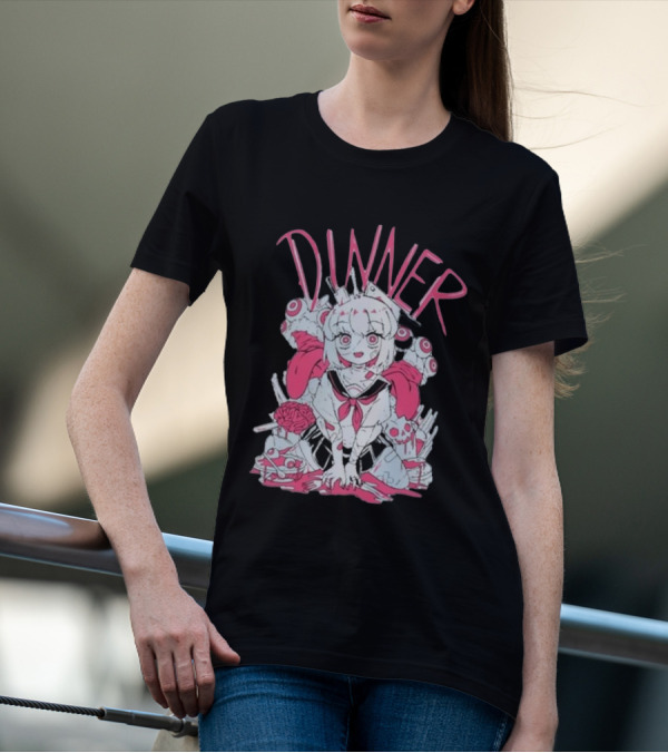 Pastel Anime Dinner With Melon Aesthetic T-Shirt