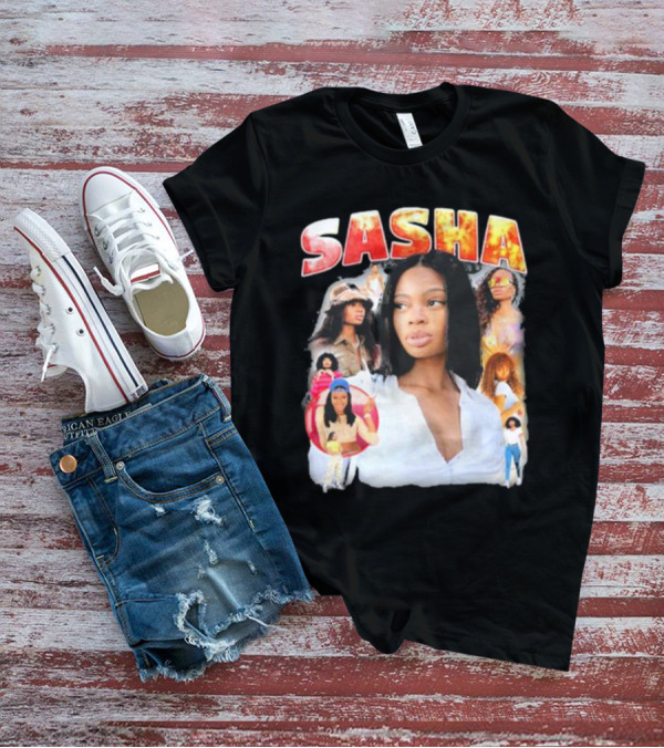 Sasha Iconic Collage Featuring Diverse Fashion Styles T-Shirt