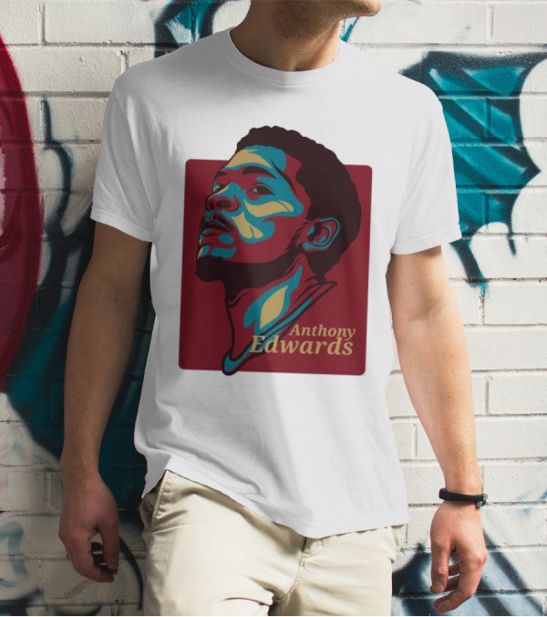 Anthony Edwards NBA Minnesota Timberwolves Basketball Player T-Shirt