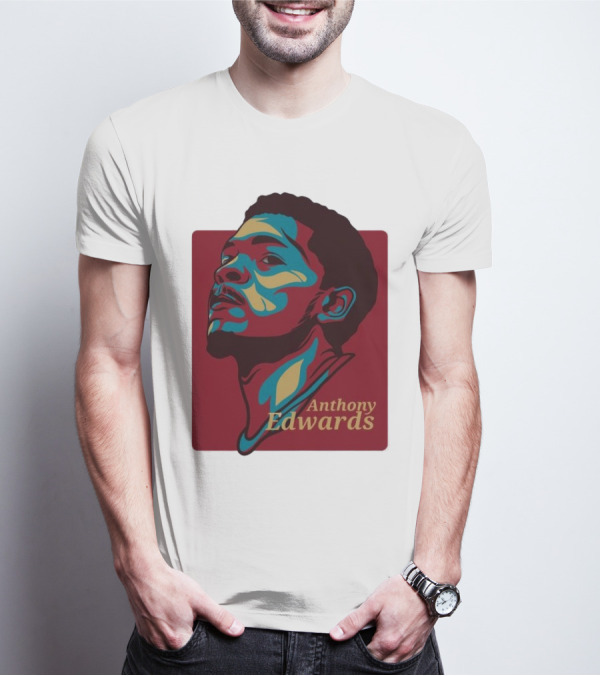Anthony Edwards NBA Minnesota Timberwolves Basketball Player T-Shirt