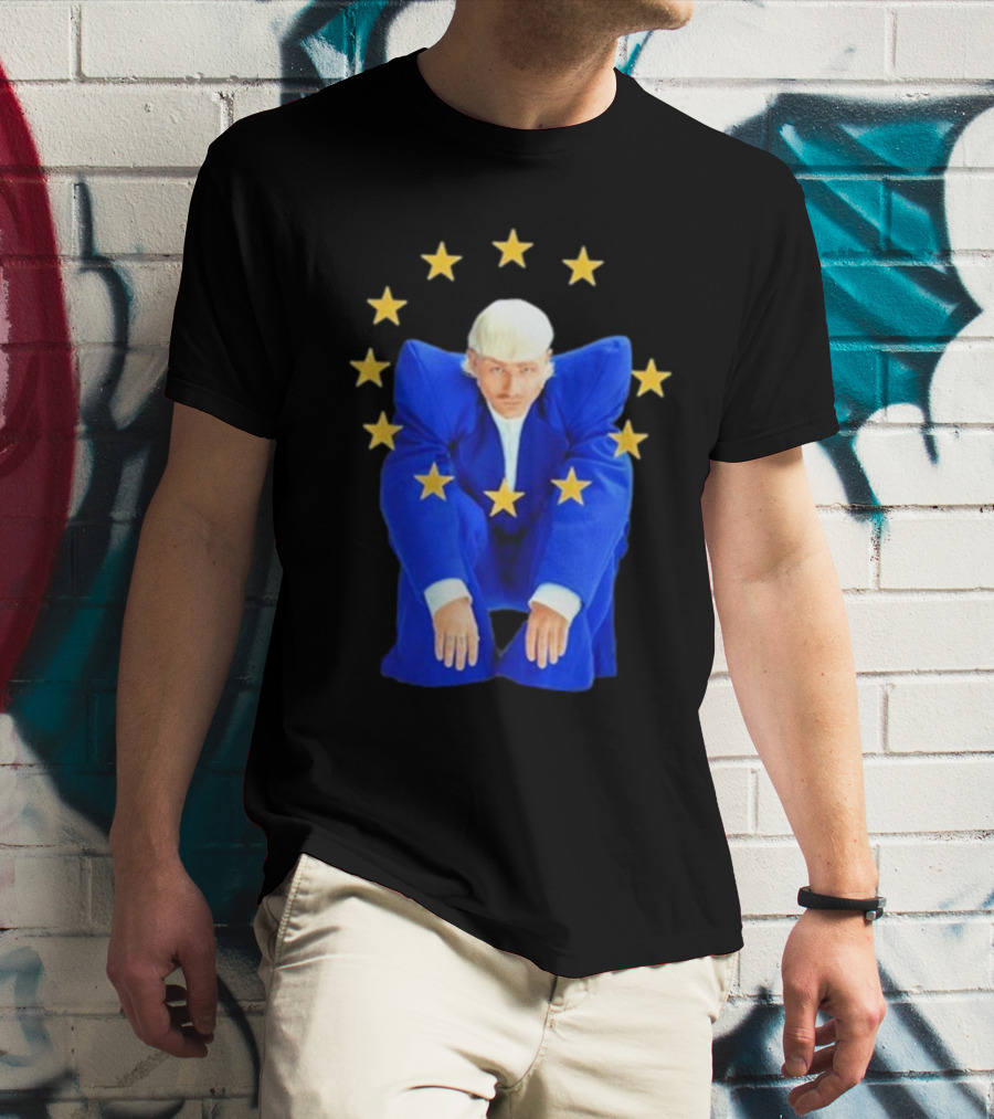 Justice For Joost Klein Blue Suit Stars European Unity T-Shirt