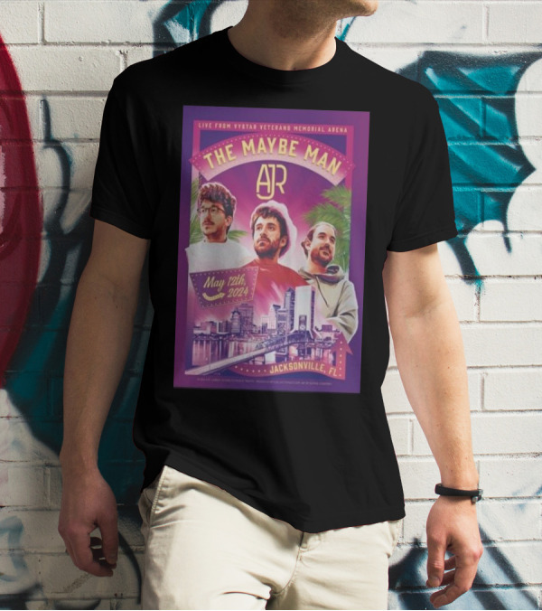 LIVE FROM VYSTAR VETERANS MEMORIAL ARENA THE MAYBE MAN AJR JACKSONVILLE FL MAY 12TH T-Shirt