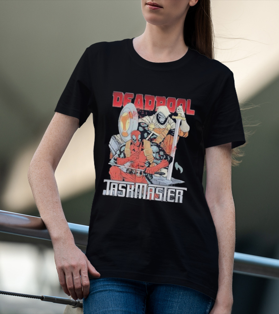 Deadpool Taskmaster Marvel Studio No More Jokes T-Shirt