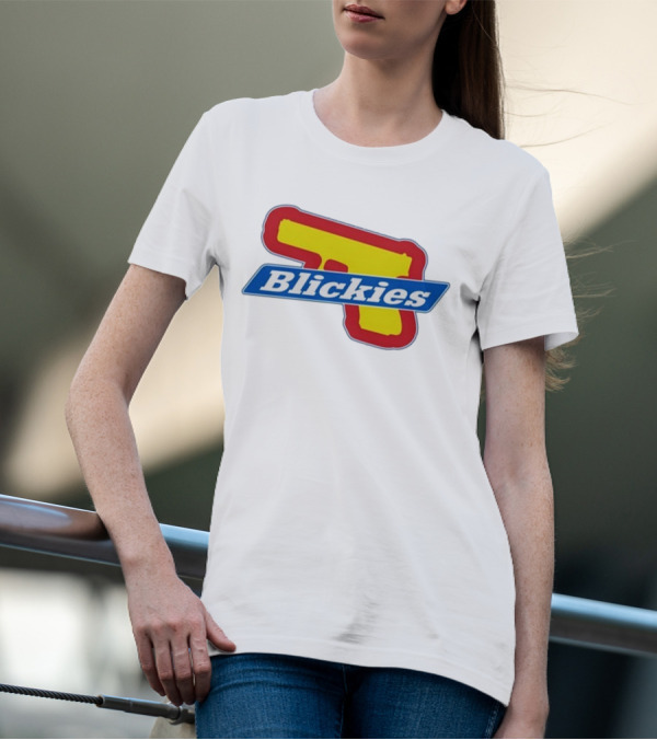 Blickies Gun Icon Logo 10Cellphones T-Shirt