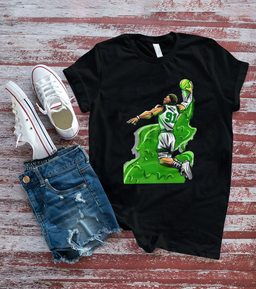 Blake Griffin Boston Celtics Number 91 Dunking Basketball T-Shirt